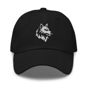 Wolf Howl Embroidered Baseball Cap