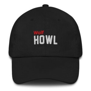 Wolf HOWL Embroidered Cap
