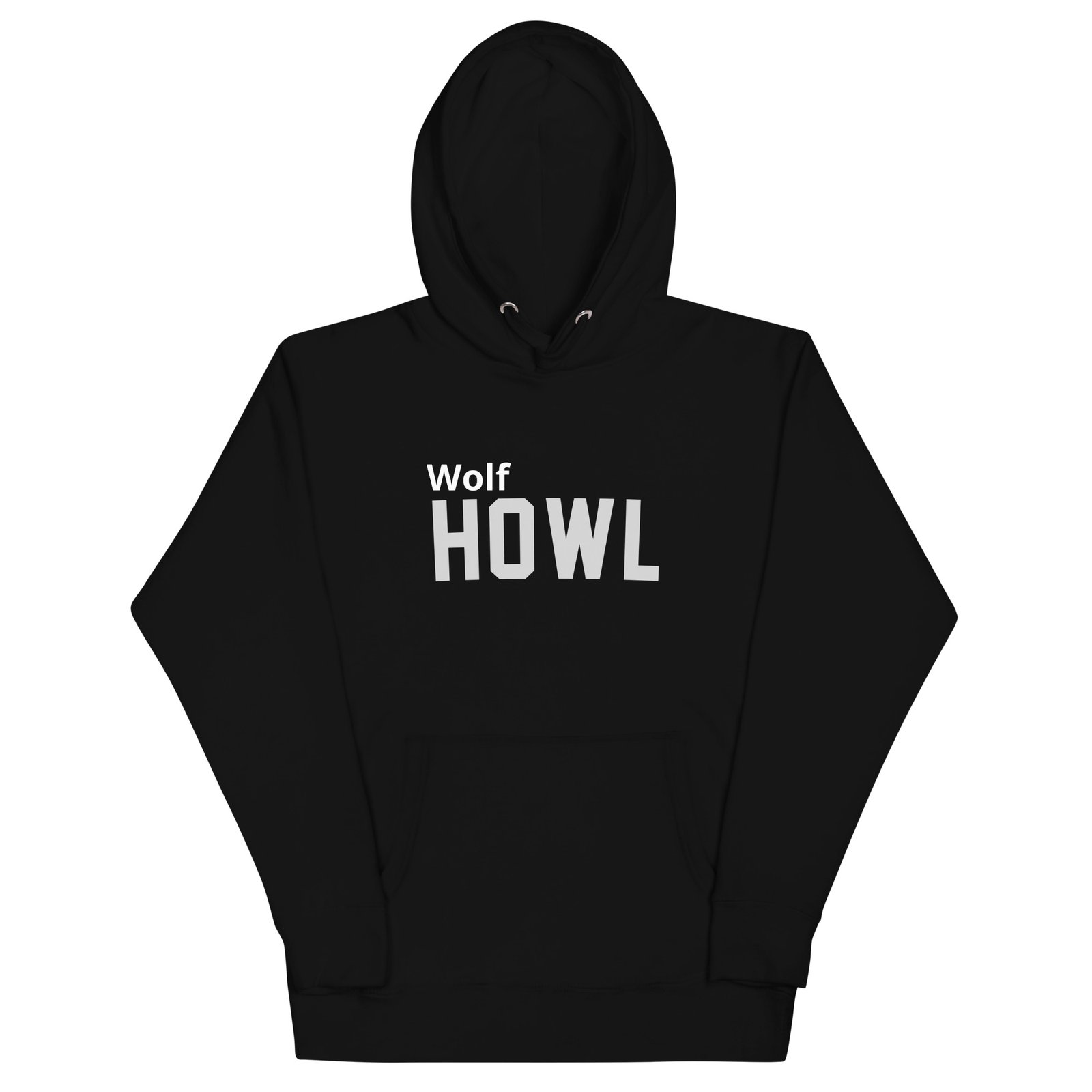 Wolf Howl Unisex Hoodie - White Wolf - Worldwide.