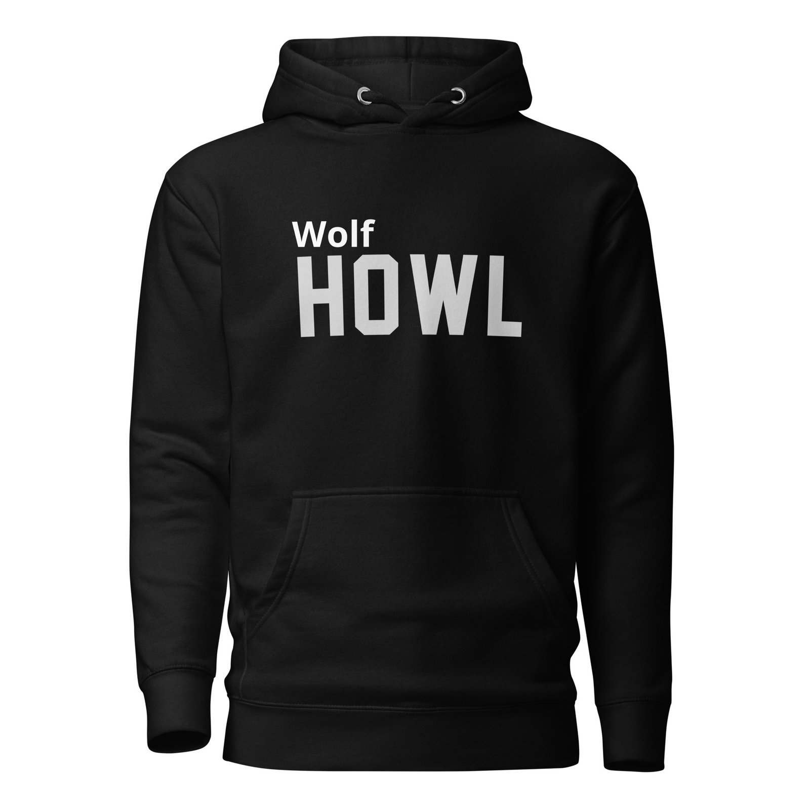 Wolf Howl Unisex Hoodie - White Wolf - Worldwide. - Image 2