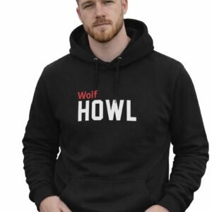 Wolf HOWL Unisex hoodie - Red Wolf - Australia Only